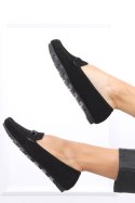 Mokasyny damskie SAGA BLACK - Inello Inello Mokasyny damskie SAGA BLACK - Inello Inello