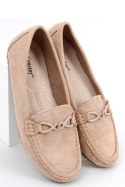 Mokasyny damskie SAGA KHAKI - Inello Inello Mokasyny damskie SAGA KHAKI - Inello Inello
