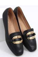 Mokasyny damskie SAJMON BLACK - Inello Inello Mokasyny damskie SAJMON BLACK - Inello Inello