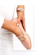 Mokasyny damskie TULIP NUDE COLOR - Inello Inello Mokasyny damskie TULIP NUDE COLOR - Inello Inello