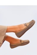 Mokasyny damskie mięciutkie YURIKO KAKI - Inello Inello Mokasyny damskie mięciutkie YURIKO KAKI - Inello Inello