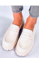 Mokasyny na platformie DENCH BEIGE - Inello Inello Mokasyny na platformie DENCH BEIGE - Inello Inello