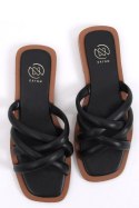 Sandał Klapki damskie ZOLA BLACK - Inello Inello Sandał Klapki damskie ZOLA BLACK - Inello Inello
