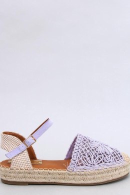 Sandałki ażurowe espadryle PREMAT PURPLE - Inello Inello