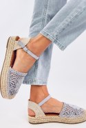Sandałki ażurowe espadryle PREMAT PURPLE - Inello Inello Sandałki ażurowe espadryle PREMAT PURPLE - Inello Inello