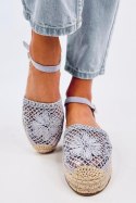 Sandałki ażurowe espadryle PREMAT PURPLE - Inello Inello Sandałki ażurowe espadryle PREMAT PURPLE - Inello Inello