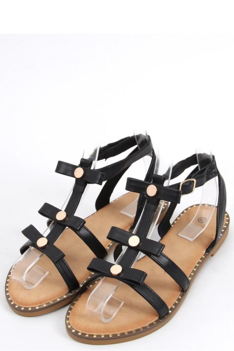 Sandałki damskie AMARI BLACK - Inello Inello Sandałki damskie AMARI BLACK - Inello Inello