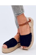 Sandałki espadryle Boho INGRAM BLACK - Inello Inello Sandałki espadryle Boho INGRAM BLACK - Inello Inello