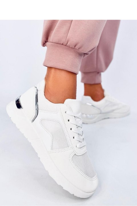 Sneakersy damskie leciutkie DOLEH WHITE - Inello Inello Sneakersy damskie leciutkie DOLEH WHITE - Inello Inello