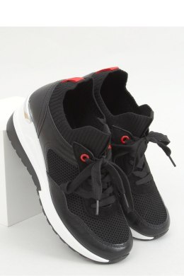 Sneakersy na koturnie FENIX BLACK - Inello Inello