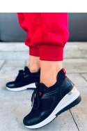 Sneakersy na koturnie FENIX BLACK - Inello Inello Sneakersy na koturnie FENIX BLACK - Inello Inello