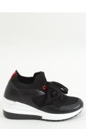 Sneakersy na koturnie FENIX BLACK - Inello Inello Sneakersy na koturnie FENIX BLACK - Inello Inello