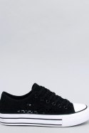 Trampki koronkowe FERRIE BLACK - Inello Inello Trampki koronkowe FERRIE BLACK - Inello Inello