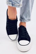 Trampki koronkowe FERRIE BLACK - Inello Inello Trampki koronkowe FERRIE BLACK - Inello Inello