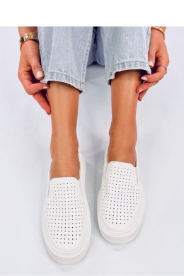 Trampki slip-on ażurowe TOWNS WHITE - Inello Inello