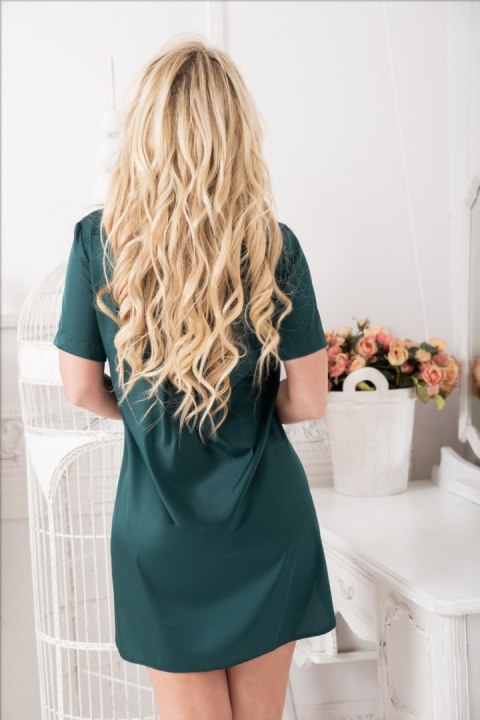 Koszulka nocna Koszula Nocna Model Kleba satyna Green - Kalimo Kalimo Koszulka nocna Koszula Nocna Model Kleba satyna Green - Kalimo Kalimo