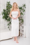 Koszulka nocna Koszula Nocna Model Sanda satyna Ecru - Kalimo Kalimo Koszulka nocna Koszula Nocna Model Sanda satyna Ecru - Kalimo Kalimo