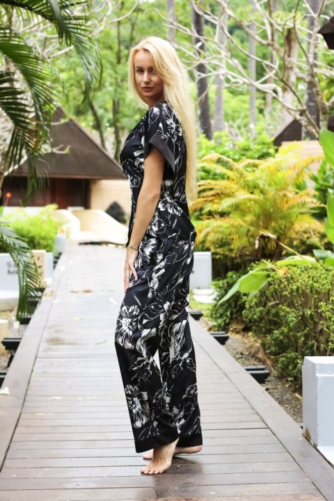 Piżama Komplet Model Alicudi satyna Glamour - Kalimo Kalimo Piżama Komplet Model Alicudi satyna Glamour - Kalimo Kalimo