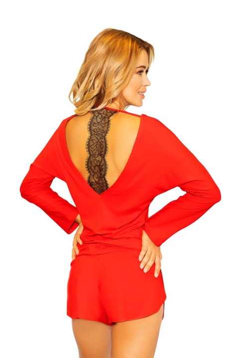 Piżama Komplet Model Chalandri wiskoza Red - Kalimo Kalimo Piżama Komplet Model Chalandri wiskoza Red - Kalimo Kalimo