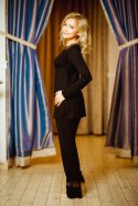 Piżama Komplet Model Kapas wiskoza Black - Kalimo Kalimo Piżama Komplet Model Kapas wiskoza Black - Kalimo Kalimo