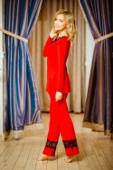 Piżama Komplet Model Kapas wiskoza Red - Kalimo Kalimo Piżama Komplet Model Kapas wiskoza Red - Kalimo Kalimo