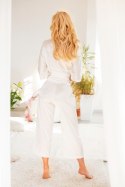 Piżama Komplet Model Patong satyna Ecru - Kalimo Kalimo Piżama Komplet Model Patong satyna Ecru - Kalimo Kalimo