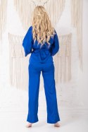 Piżama Komplet Model Perai satyna Blue - Kalimo Kalimo Piżama Komplet Model Perai satyna Blue - Kalimo Kalimo