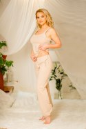 Spodnie Dresowe Model Fogo bawełna Beige - Kalimo Kalimo Spodnie Dresowe Model Fogo bawełna Beige - Kalimo Kalimo