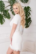 Koszulka nocna Halka Model Murcia wiskoza Ecru - Kalimo Kalimo Koszulka nocna Halka Model Murcia wiskoza Ecru - Kalimo Kalimo