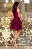 Sukienka Model Laura 205-2 Bordo - Numoco Numoco Sukienka Model Laura 205-2 Bordo - Numoco Numoco