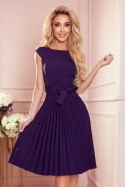 Sukienka Model Lila 311-12 Navy - Numoco Numoco Sukienka Model Lila 311-12 Navy - Numoco Numoco