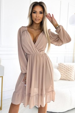 Sukienka Model Mila 538-1 Beige - Numoco Numoco