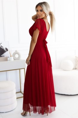 Sukienka Model Nastia 562-2 Bordo - Numoco Numoco