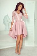 Sukienka Model Nicolle 210-11 Powder Pink - Numoco Numoco Sukienka Model Nicolle 210-11 Powder Pink - Numoco Numoco