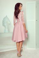 Sukienka Model Nicolle 210-11 Powder Pink - Numoco Numoco Sukienka Model Nicolle 210-11 Powder Pink - Numoco Numoco