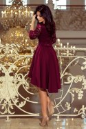 Sukienka Model Nicolle 210-13 Śliwka - Numoco Numoco Sukienka Model Nicolle 210-13 Śliwka - Numoco Numoco