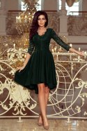 Sukienka Model Nicolle 210-3 Dark Green - Numoco Numoco Sukienka Model Nicolle 210-3 Dark Green - Numoco Numoco