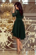 Sukienka Model Nicolle 210-3 Dark Green - Numoco Numoco Sukienka Model Nicolle 210-3 Dark Green - Numoco Numoco