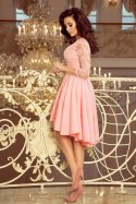 Sukienka Model Nicolle 210-7 Pastel Pink - Numoco Numoco Sukienka Model Nicolle 210-7 Pastel Pink - Numoco Numoco