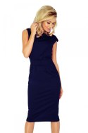 Sukienka Model Sara 144-4 Navy - Numoco Numoco Sukienka Model Sara 144-4 Navy - Numoco Numoco