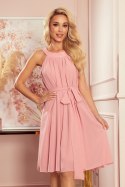 Sukienka Model Alizee 350-2 Powder Pink - Numoco Numoco Sukienka Model Alizee 350-2 Powder Pink - Numoco Numoco