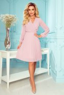 Sukienka Model Isabelle 313-4 Powder Pink - Numoco Numoco Sukienka Model Isabelle 313-4 Powder Pink - Numoco Numoco