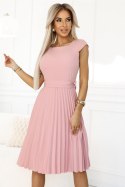 Sukienka Model Lila 311-19 Powder Pink - Numoco Numoco Sukienka Model Lila 311-19 Powder Pink - Numoco Numoco