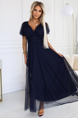 Sukienka Model Nastia 562-1 Navy - Numoco Numoco