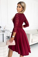 Sukienka Model Nicolle 210-15 Bordo - Numoco Numoco Sukienka Model Nicolle 210-15 Bordo - Numoco Numoco