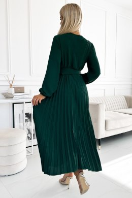 Sukienka Model Viviana 504-3 Bottle Green - Numoco Numoco