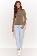 Bluzka Model NU460 Latte - Numinou Numinou Bluzka Model NU460 Latte - Numinou Numinou