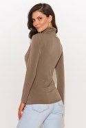 Bluzka Model NU460 Latte - Numinou Numinou Bluzka Model NU460 Latte - Numinou Numinou