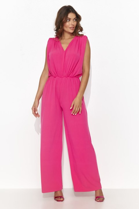 Kombinezon Damski Model NU480 Baby Pink - Numinou Numinou Kombinezon Damski Model NU480 Baby Pink - Numinou Numinou