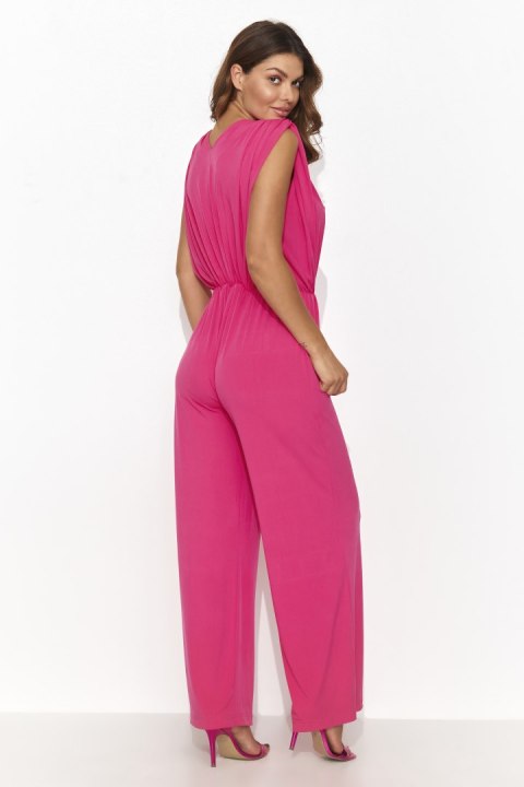 Kombinezon Damski Model NU480 Baby Pink - Numinou Numinou Kombinezon Damski Model NU480 Baby Pink - Numinou Numinou